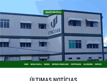 Tablet Screenshot of grupocactus.com.br